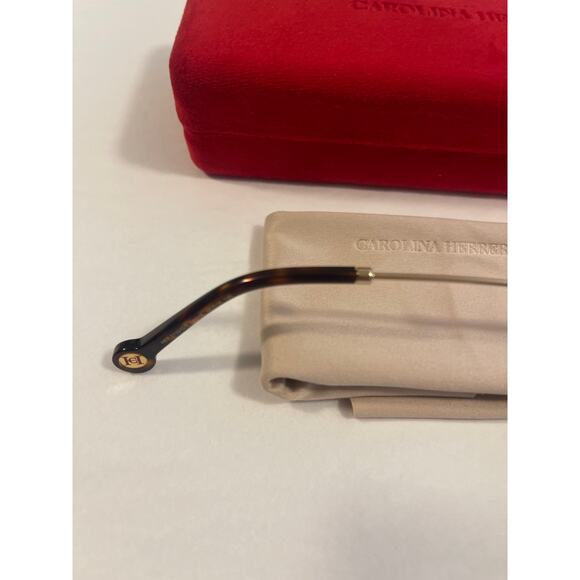 Carolina  Herrera Havana Oversized Square Tortoise Brown Gradient Sunglasses NWT main image 8